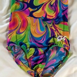 GK elite girls small leotard